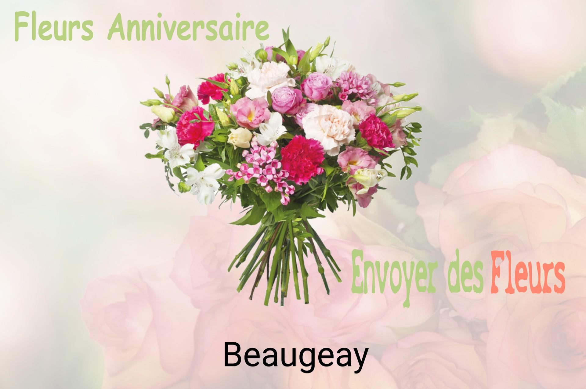 Bouquet de fleurs d’anniversaire livré à Beaugeay